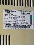 MITSUBISHI MR-J2-60CT Servo Drive Unit 0.6kW 3.2A 2009 Date For Parts or Repair