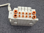 SMC SS5Y5-10F1-04B-N7 Pneumatic Dual Acting 4x Solenoid Valve Block