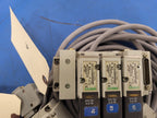 Numatics 8 Valve Solenoid 041SA400M0000F Regulated Pneumatic Manifold Set x3 ABC
