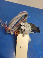 Numatics 3x Valve Solenoid 041SA400M0000F 2x Regulated Pneumatic Manifold E