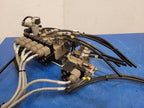 Burkert 413-G-1/4-B-PL-1/4 Pneumatic Solenoid 7 Valve Manifold 120VAC Unit A