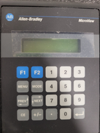 Allen Bradley 2707-MVP232 MicroView Operator Interface Panel Ser B +Cable, Power