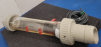 GEMU 815R50D Plastic Variable Area Flow Meter Rotameter Liquid Gas w/ sensor