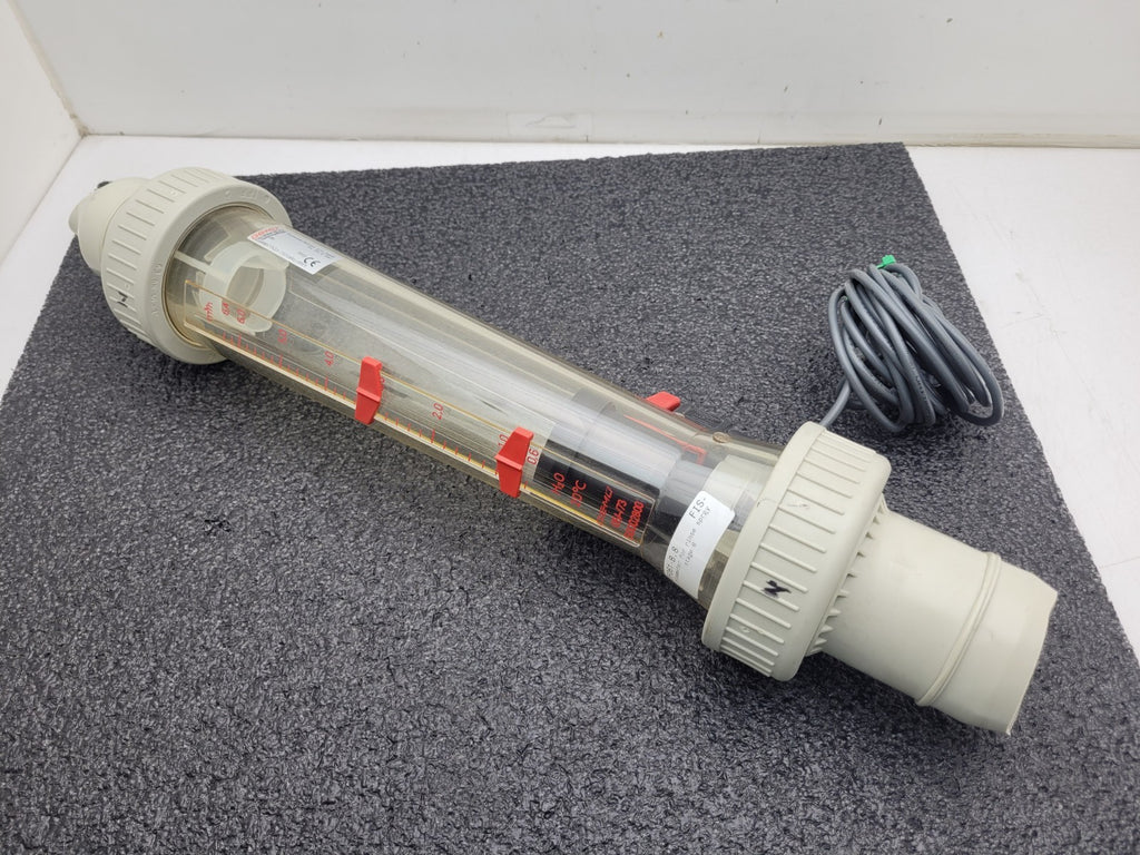 GEMU 815R50D Plastic Variable Area Flow Meter Rotameter Liquid Gas w/ sensor