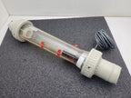GEMU 815R50D Plastic Variable Area Flow Meter Rotameter Liquid Gas w/ sensor