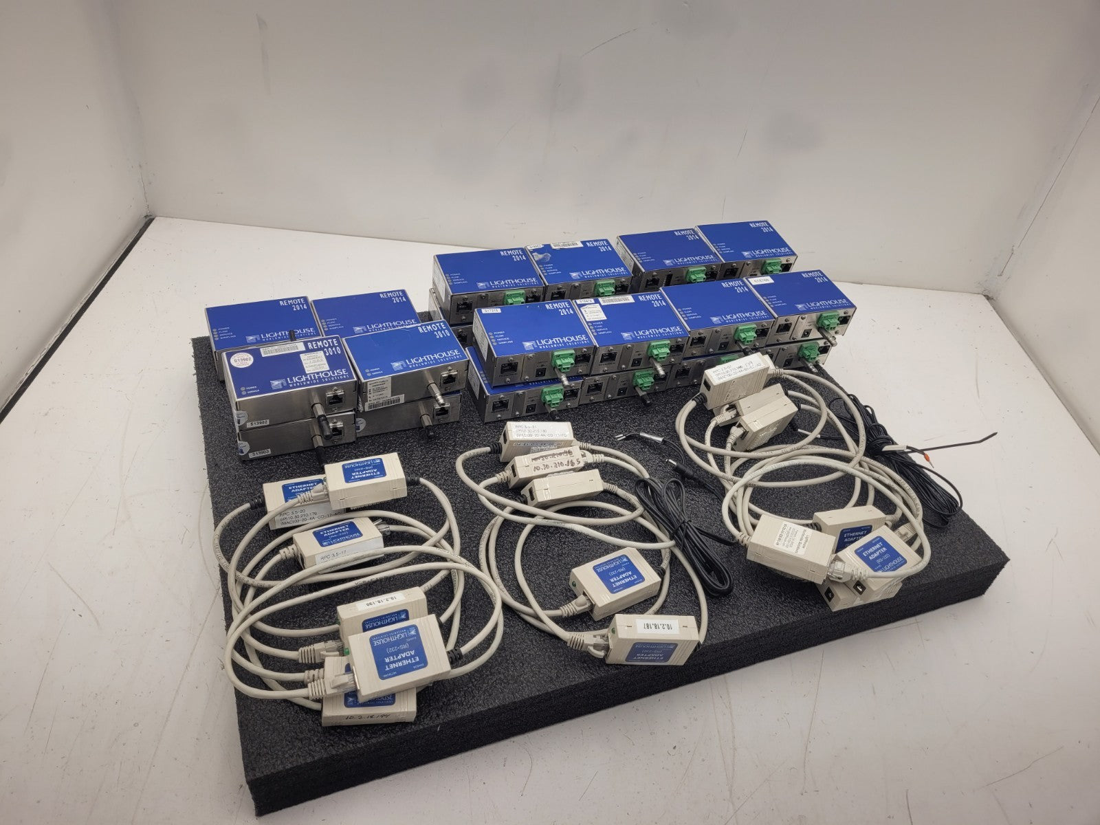 22x LIGHTHOUSE REMOTE  2014 3010 + Enet adapters RS-232 Laser Particle Counter