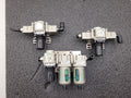 Lot of 3 SMC AR20-N02E-RZ, AR20-N02E-1Z Regulators 2x AFM20-N02-6CZ Air Filters