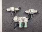 Lot of 3 SMC AR20-N02E-RZ, AR20-N02E-1Z Regulators 2x AFM20-N02-6CZ Air Filters