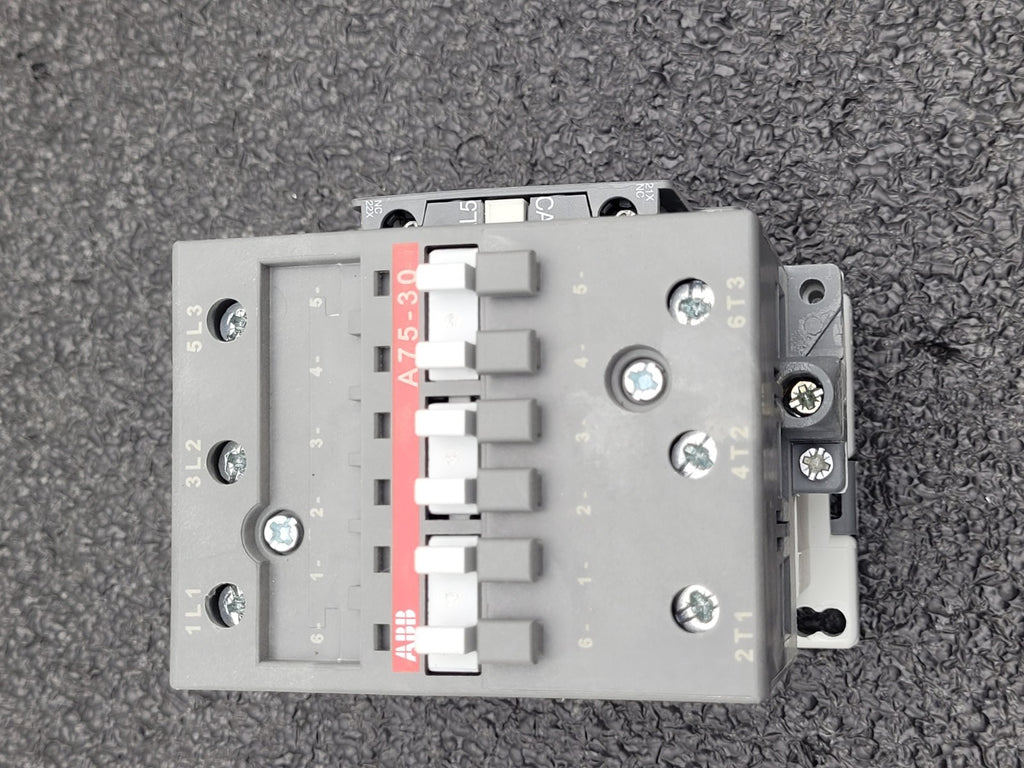 Lot of 2 A75-30 - ABB Contactor 3 Pole w/ a 110V-120V Coil