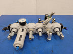 Festo LFR-D-MIDI Filter Regulator On/OFF Solenoid Pneumatic Air Manifold