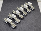 Lot of 6 Bussmann Buss 170M1368 125A 690V Fuse w/ 170H1007 Base 400A 1000V