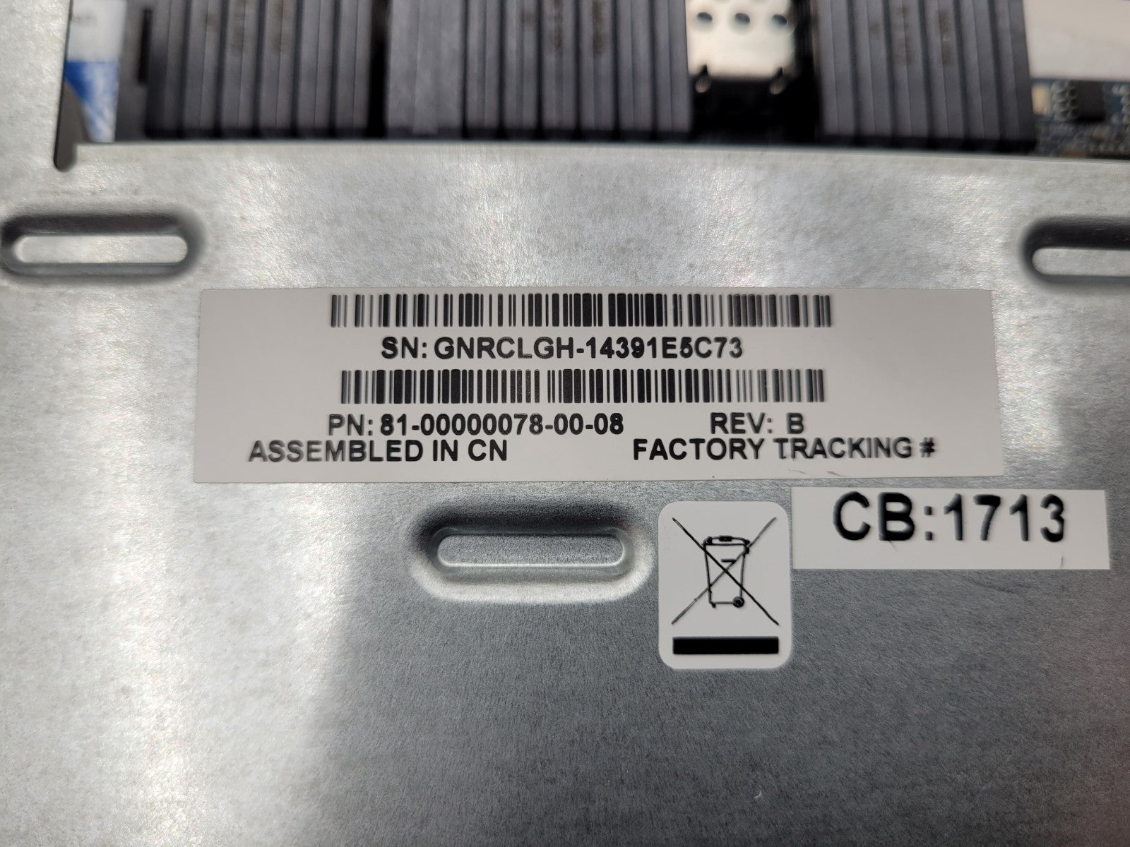 Dot Hill 4844 4-CNC 1RM-LX 4GB PFRUKC66-01 FRUKC66-01 4GB Disk Array Controller