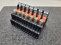 Lot of 7x Schrack DIN Rail Relay Block RT78725 8A 230VAC RT424730 EM10 Indicator