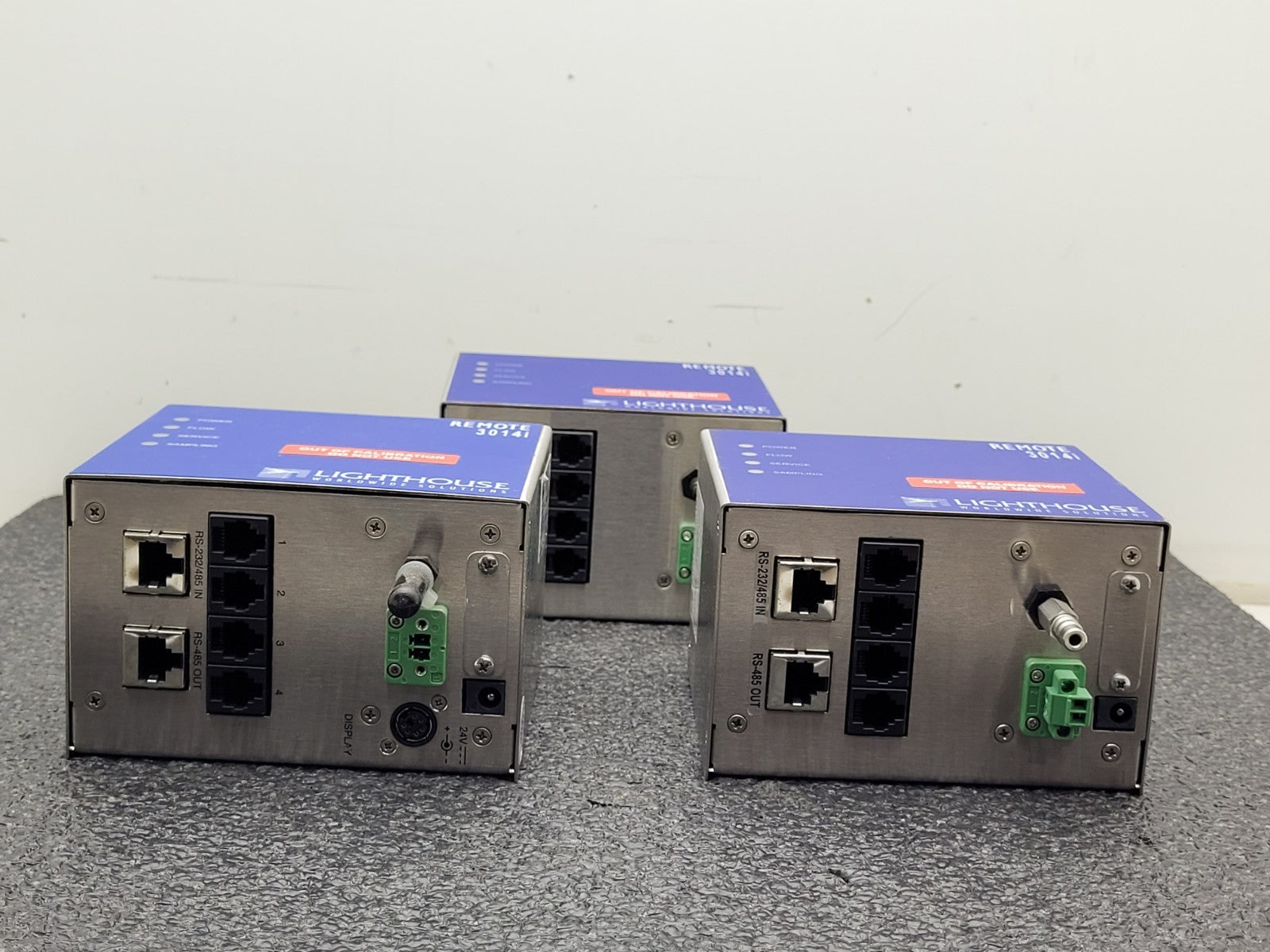 Lot of 3 LIGHTHOUSE REMOTE 3014i Special Laser Particle Counter 24VDC
