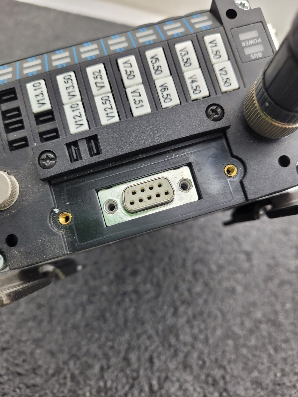 FESTO 8 Valve Pnumatic Solenoid Block CPV10-GE-DI01-8 165809 + CPV10-VI 18200