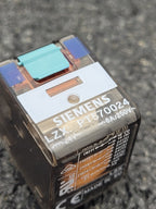 Siemens Relay LZX: PT570024 6/24VDC Coil Siemens Simirel PT78704 DIN Rail Base