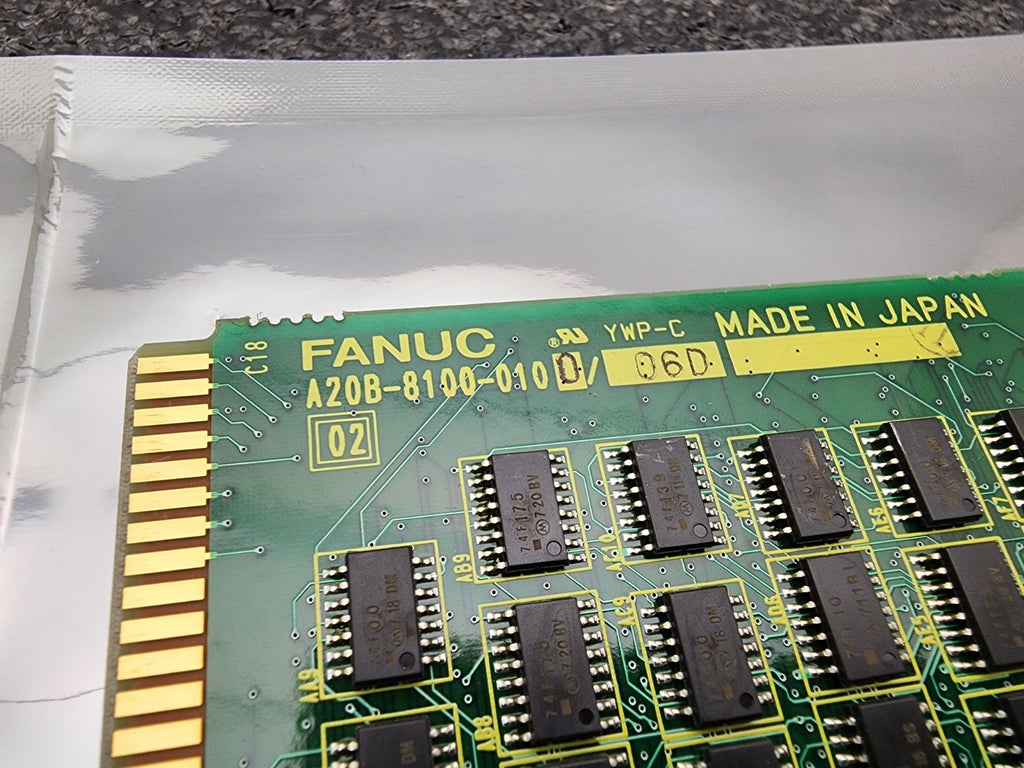Fanuc A20B-8100-010 ISA Fiber Optic Communication PC Board