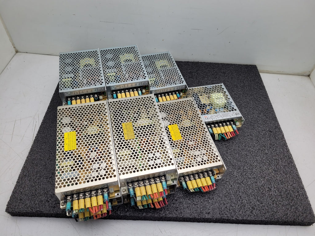 Lot of 11 Mean Well S-100F-5 RS-100-5 LRS-100-5 5VDC Output 16, 18, 20A Output