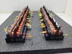 Lot of 62x Schrack DIN Rail Relay Block RT78725 24VDC RT424024 EM18 Indicator