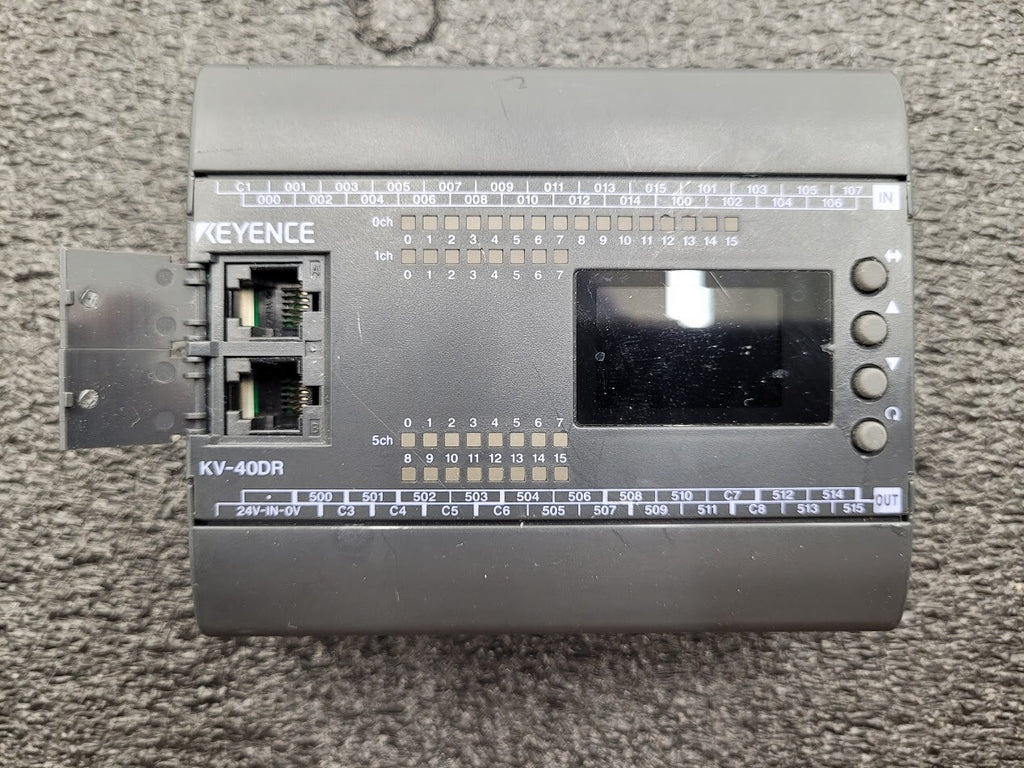 Keyence Base Unit Expansion Module Card Extension KV-40DR KV40DR 24 I/O 16 Relay