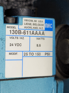 MAC 56C-13-611AA Solenoid Valve 24VDC VAC to 150 PSI 130B-61AAAA Control