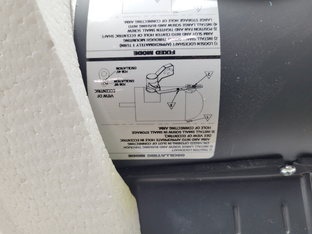 DAYTON 4C353M Air Circulator 2 Speed Oscillating Fan Motor 115VAC with plug