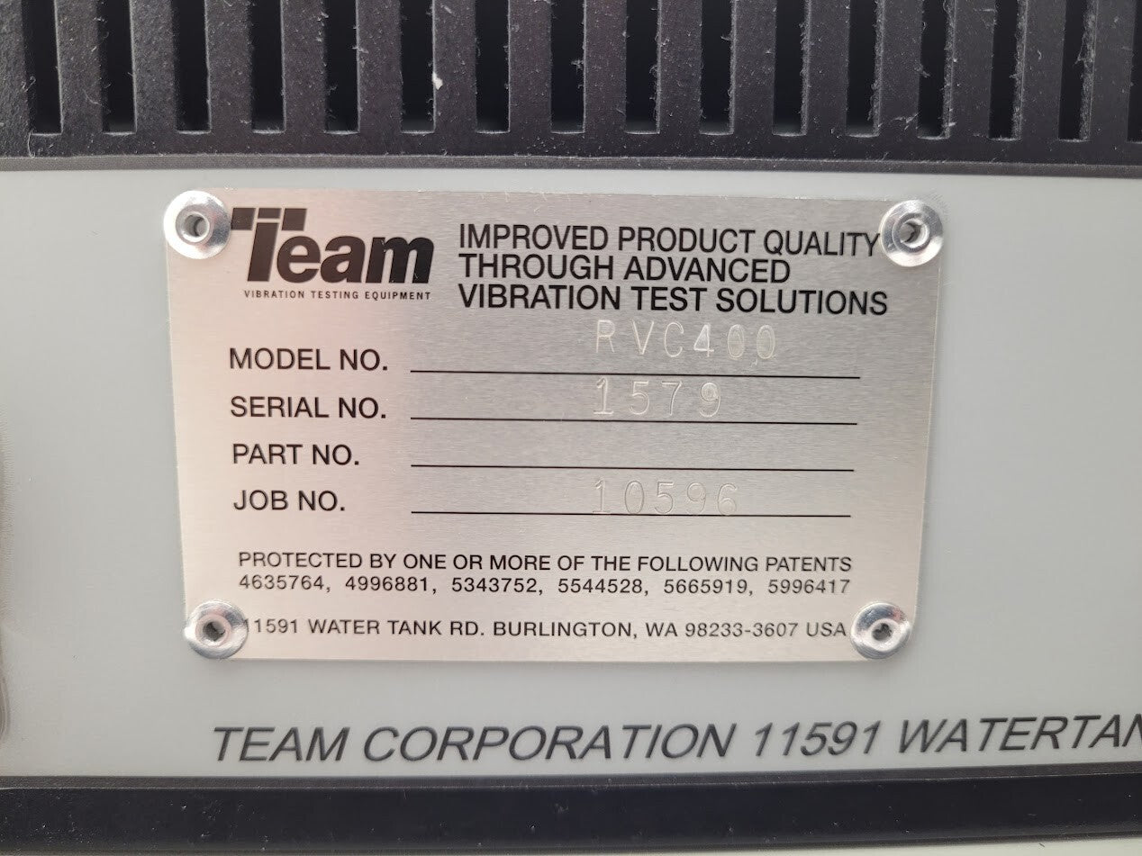 Team Vibration Testing Equipment RVC400 Servo Drive Amplifier 100-240VAC Input