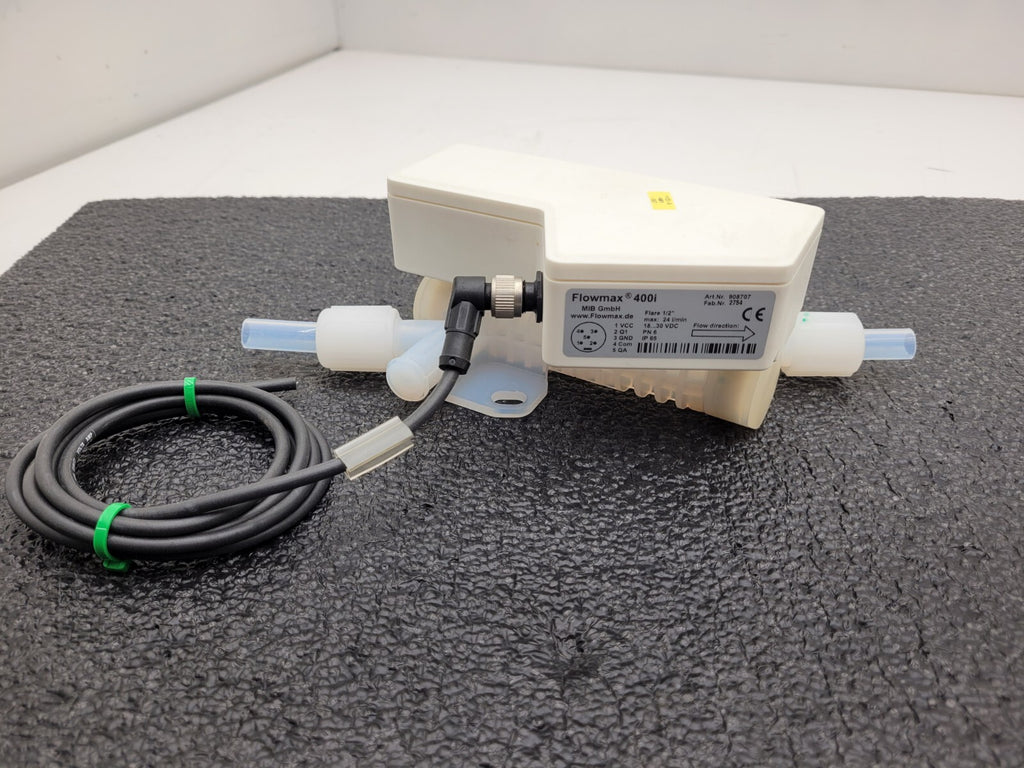 MiB GmbH Flowmax 400i  Ultrasonic Flowmeter / Dosing Device PFA 1/2" Flare