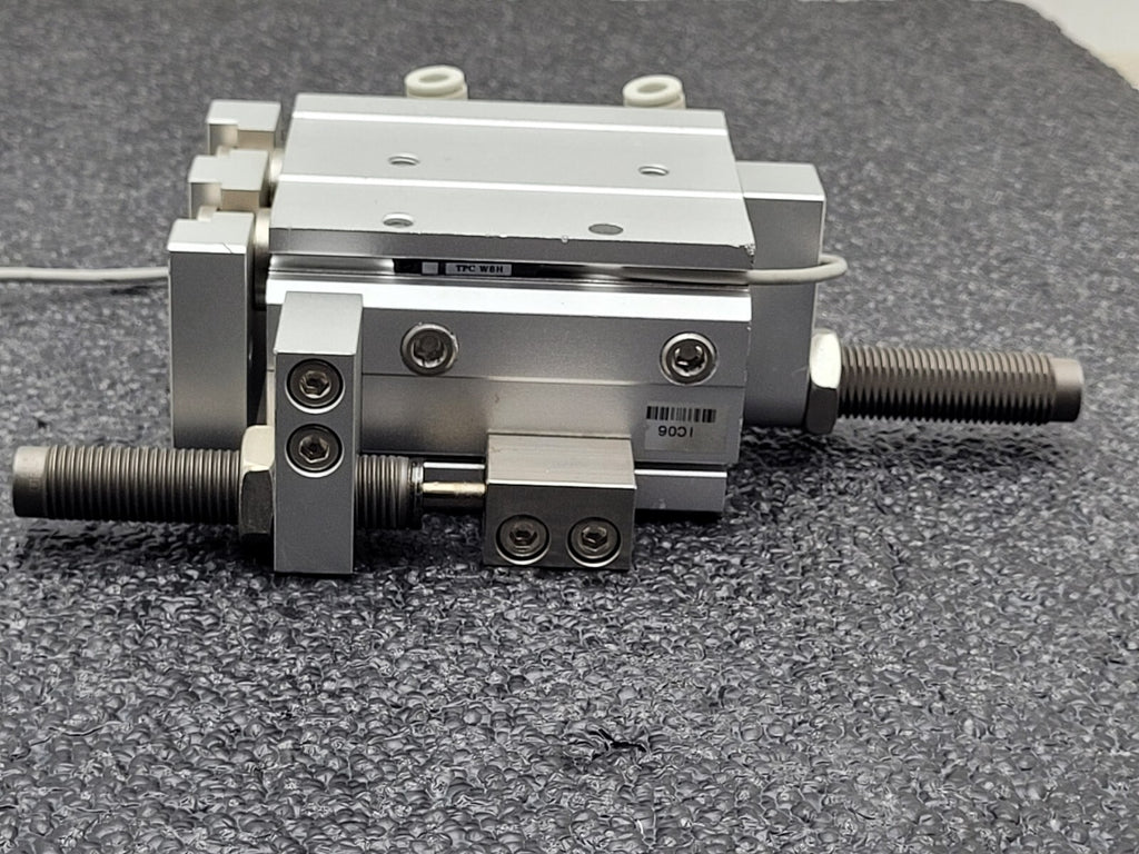 2x TPC NLCD20-20S-W8H Air Slide Pneumatic Linear Table Actuator 20mm Stroke