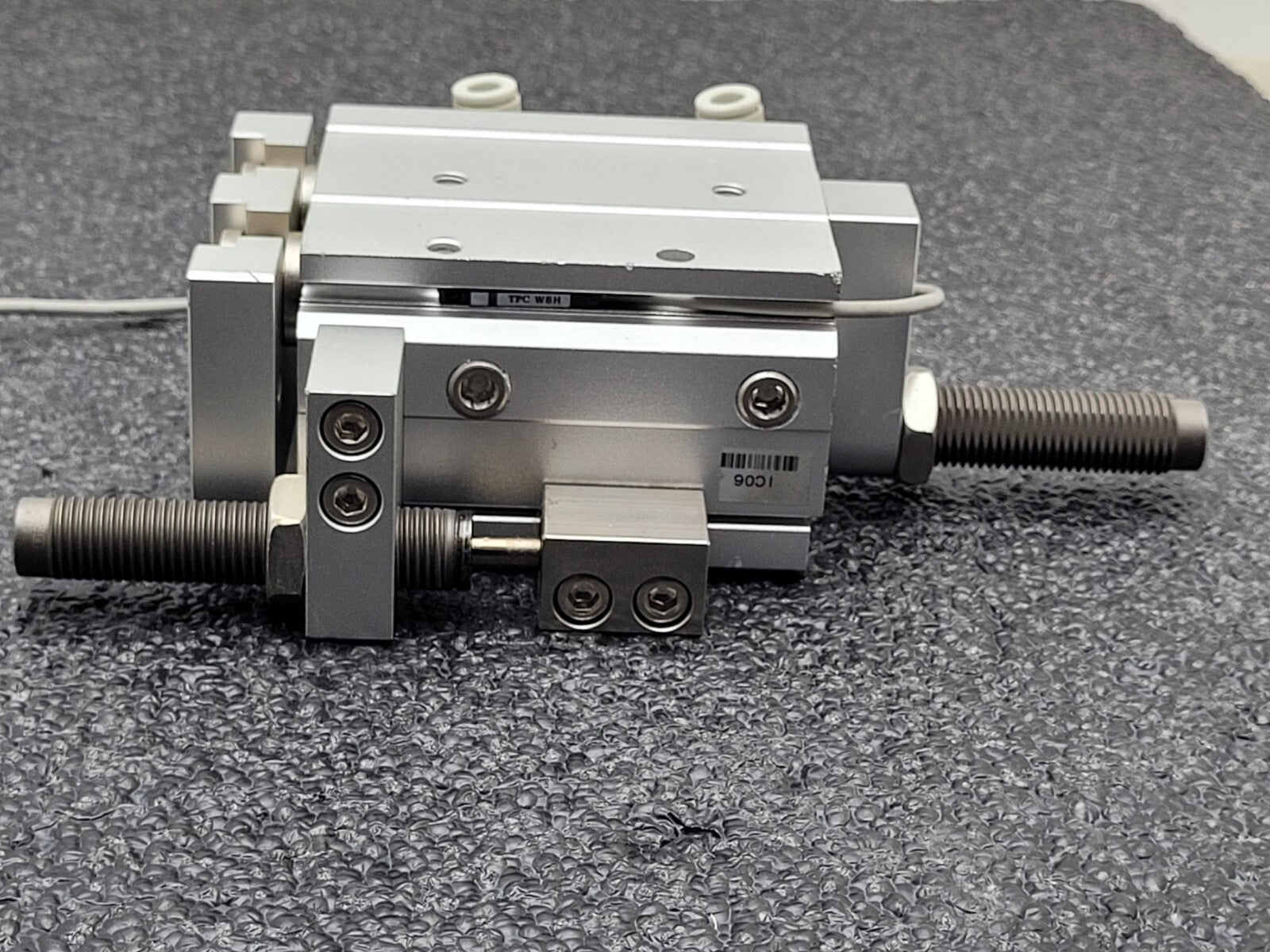 2x TPC NLCD20-20S-W8H Air Slide Pneumatic Linear Table Actuator 20mm Stroke