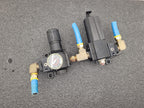 Lot of 4 Norgren R74G-4AK-RMG Filter Regulator Assembly 1x SMC NAV4000 Solenoid