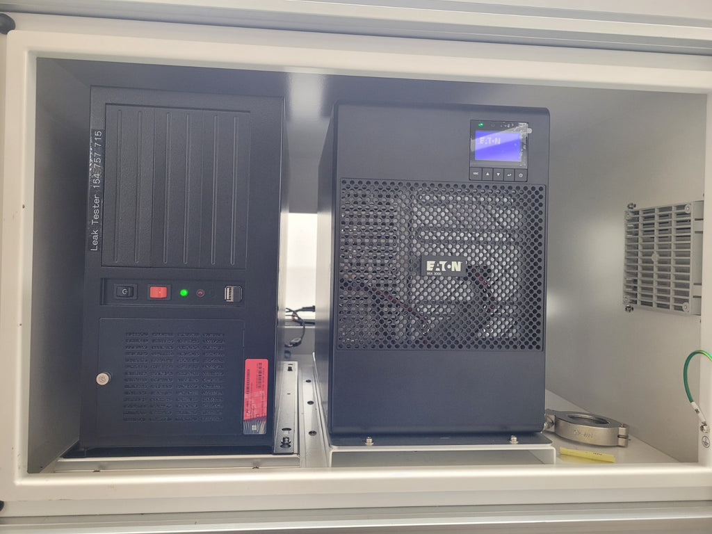 Hanwha Battery Pouch Cell Leak Tester HNLLT-01 Keyence Laser Profile Inspection