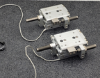 2x TPC NLCD20-20S-W8H Air Slide Pneumatic Linear Table Actuator 20mm Stroke