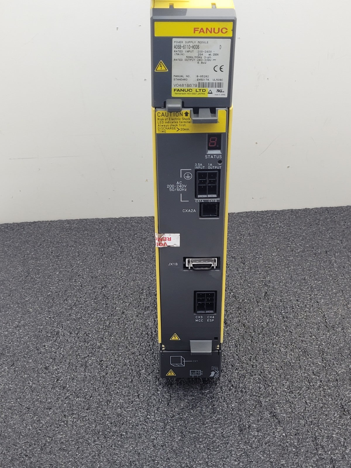 FANUC A06B-6110-H006 Servo Power Supply Module 6.8 KW