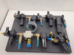 Lot of 4 Norgren R74G-4AK-RMG Filter Regulator Assembly 1x SMC NAV4000 Solenoid