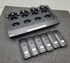 SHURE MXWNCS8 Charger Bank,  Wireless Transmitters MXW6/O Z10 Untested