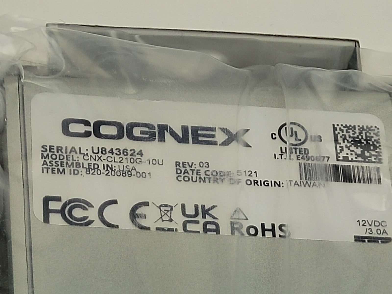 DMA-EI-200 By Cognex CNX-CL210G-10U Monitoring Tool Edge Fanless Industrial PC