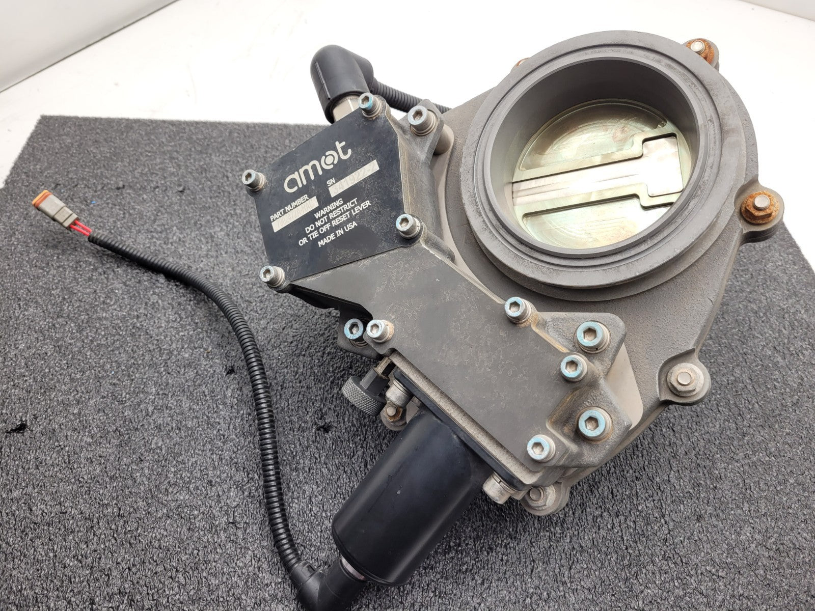 Amot RIGSAVER SGE Valve 7002472A-HAC 4" 7002 Swing Gate Air Shut Off Valve QSK50