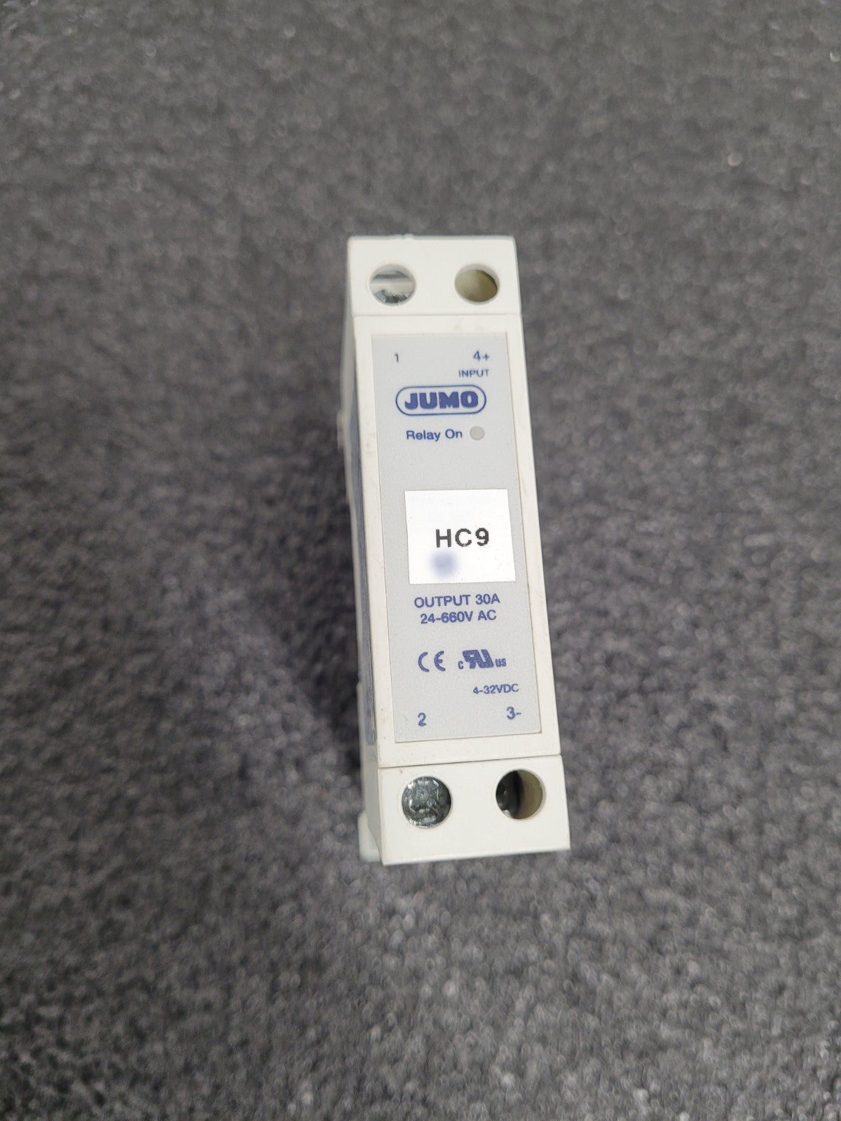 JUMO TYA432-100/30.660 Solid State Relay 4-32VDC Control  24-660VAC 30A Ouput