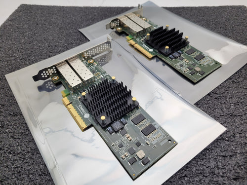2x Chelsio Communications 110-1160-50 T520-CR Ethernet Adaper MSIP-REM-CC2-T520