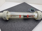 GEMU 815R50D Plastic Variable Area Flow Meter Rotameter Liquid Gas w/ sensor