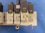 Numatics 11x Valve Solenoid 041SA400M0000F 3x Regulated Pneumatic Manifold N8