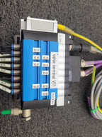 FESTO 8 Valve Pnumatic Control Block CPV10-GE-DI01-8 165809 + CPV10-VI 18200