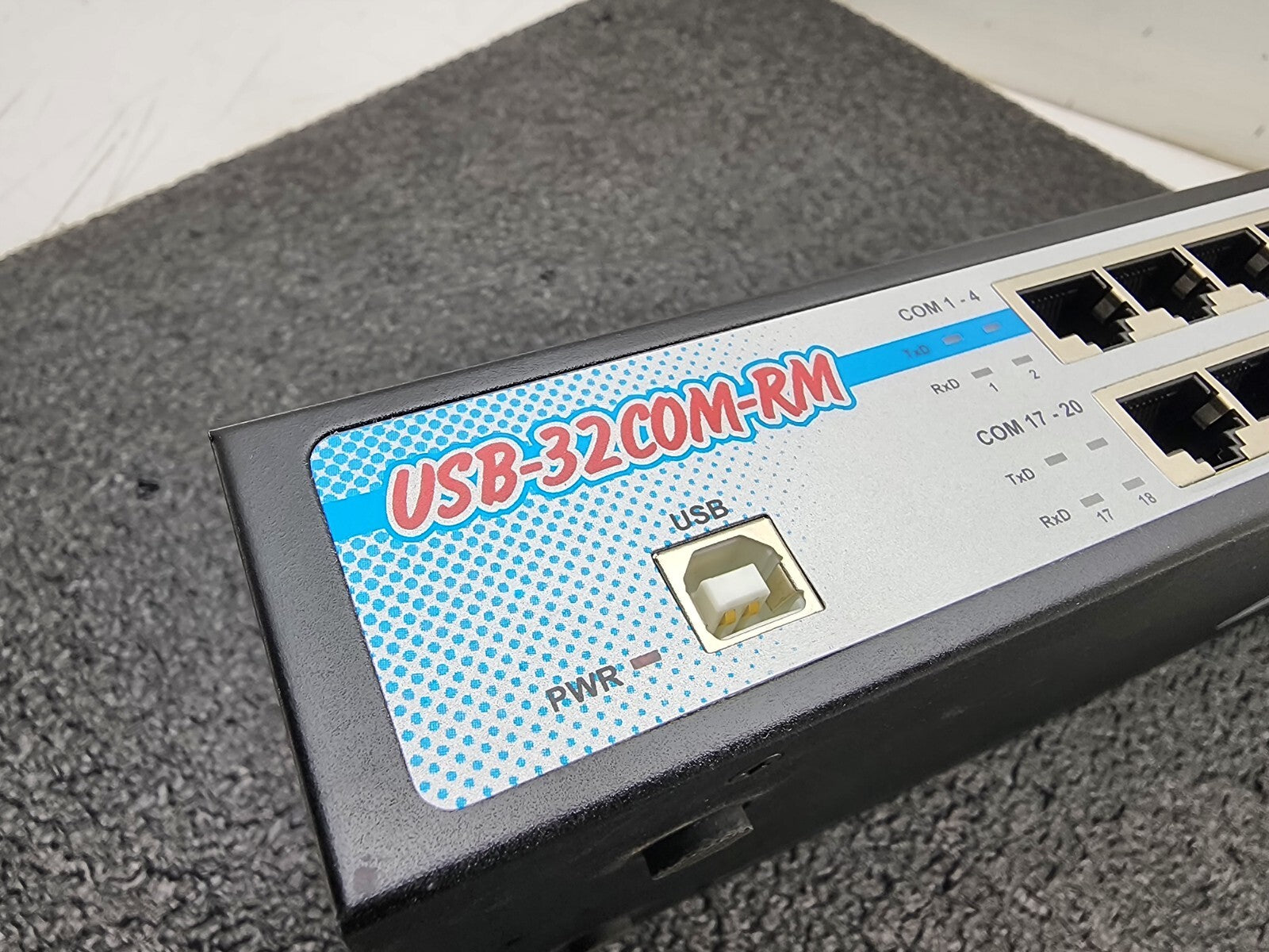 Coolgear USB to 32 Port COM RS-232 Serial Adapter FTDI Chipset USB-32COM-RM