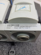 Festo MS6 Manual On/OFF Mechanical Pressure Guage Pneumatic Air Manifold 16mm In