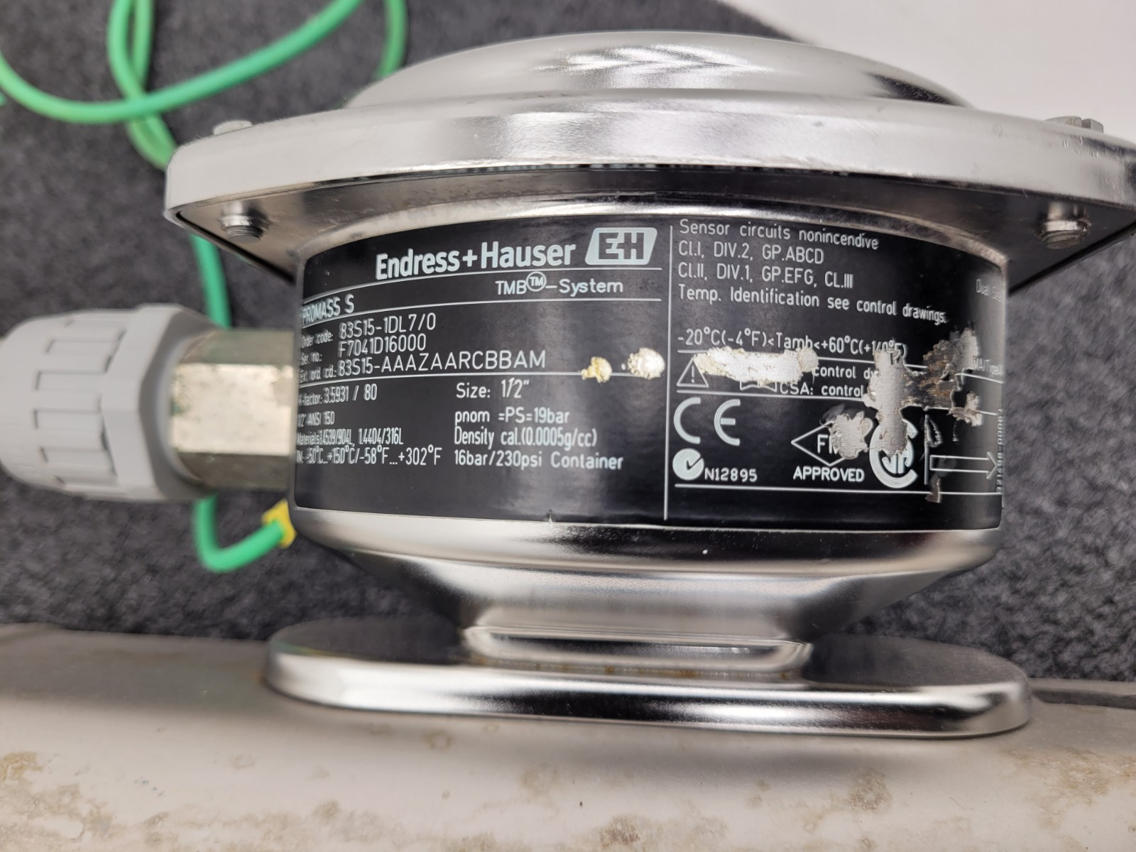 Endress+Hauser PROMASS S Mass Flowmeter 83S15-1DL7/0 Flow Controller +XMTR B [7]