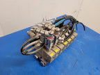 Burkert 413-G-1/4-B-PL-1/4 Pneumatic Solenoid 7 Valve Manifold 120VAC B