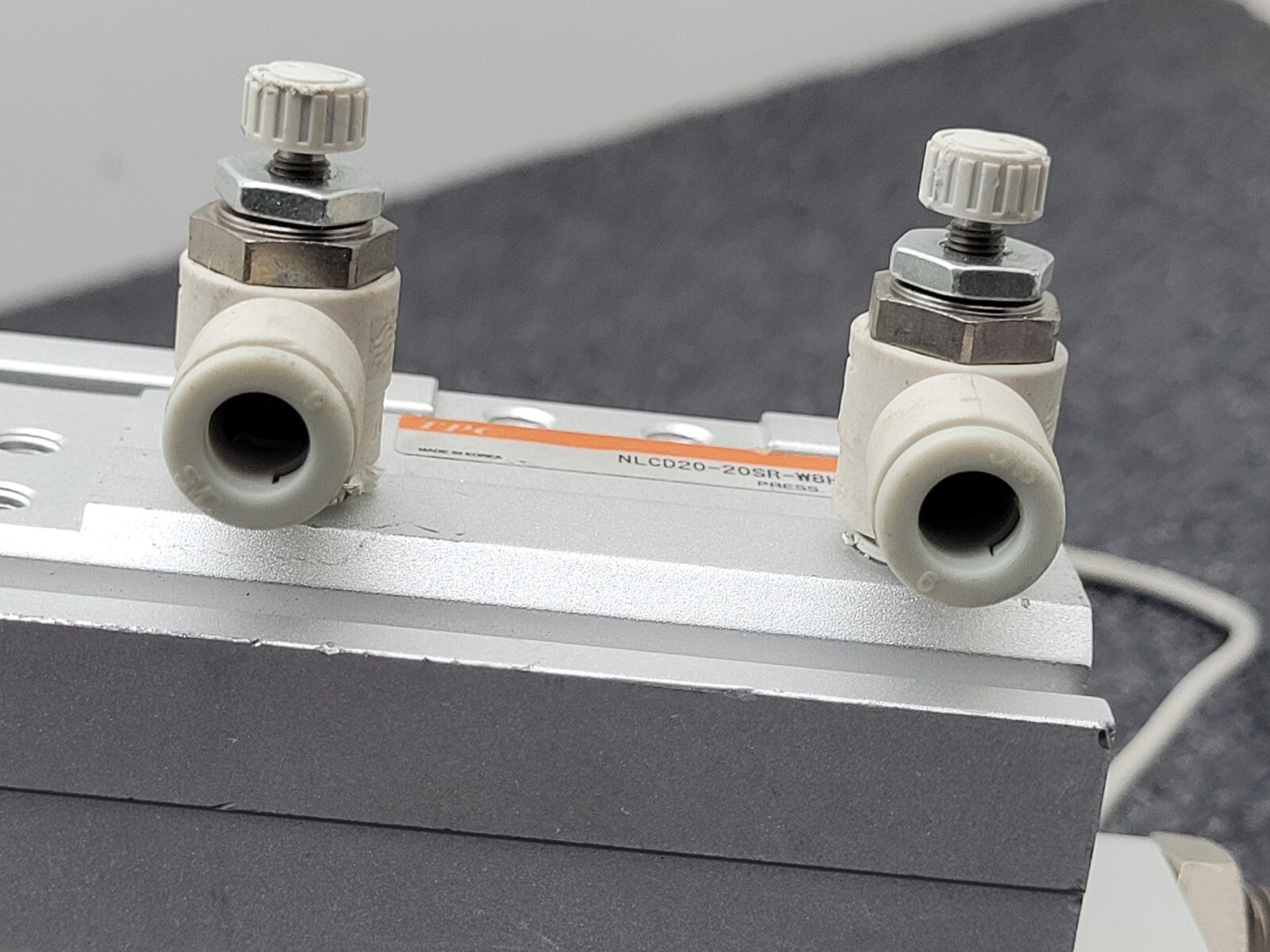 2x TPC NLCD20-20S-W8H Air Slide Pneumatic Linear Table Actuator 20mm Stroke