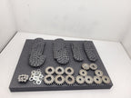 Lot of 3 Timing Roller chain sprocket set multiple 10T - 20T Numbered 74 BRH BRN