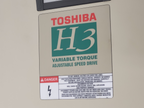 Toshiba H3  Tosvert 130H3 VT130H3U2270 25HP VFD Motor Drive Control 208/230VAC